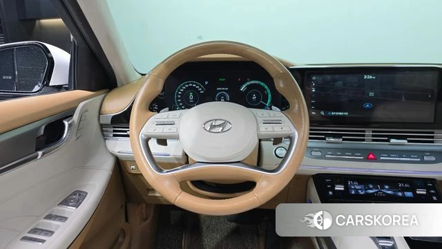 Hyundai The New Grandeur IG Hybrid 2021 Белый из Кореи, фото 3