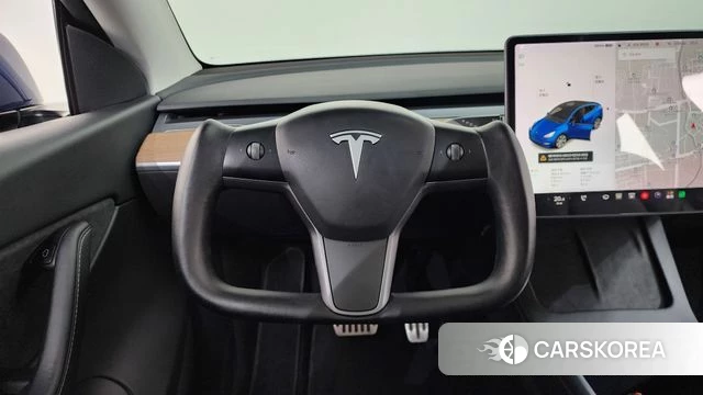 Tesla Model Y 2021 Синий из Кореи, фото 3