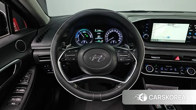 Hyundai Sonata Hybrid (DN8) 2022 Черный из Кореи, фото 3