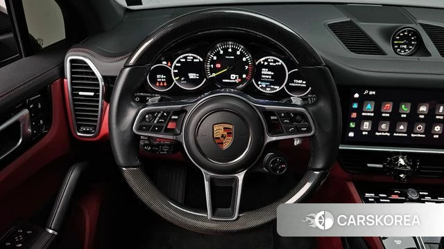 Porsche Cayenne (PO536) 2022 Черный из Кореи, фото 3