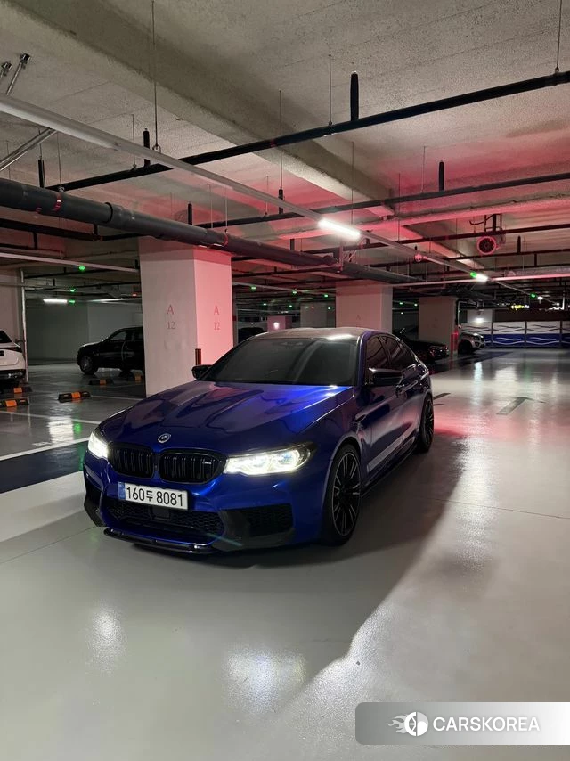 BMW M5 (F90) 2020 Небесно-голубой из Кореи, фото 3