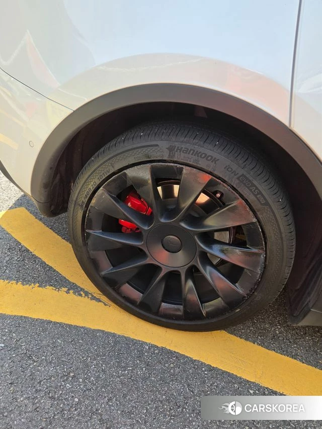 Tesla Model Y 2021 Белый из Кореи, фото 3