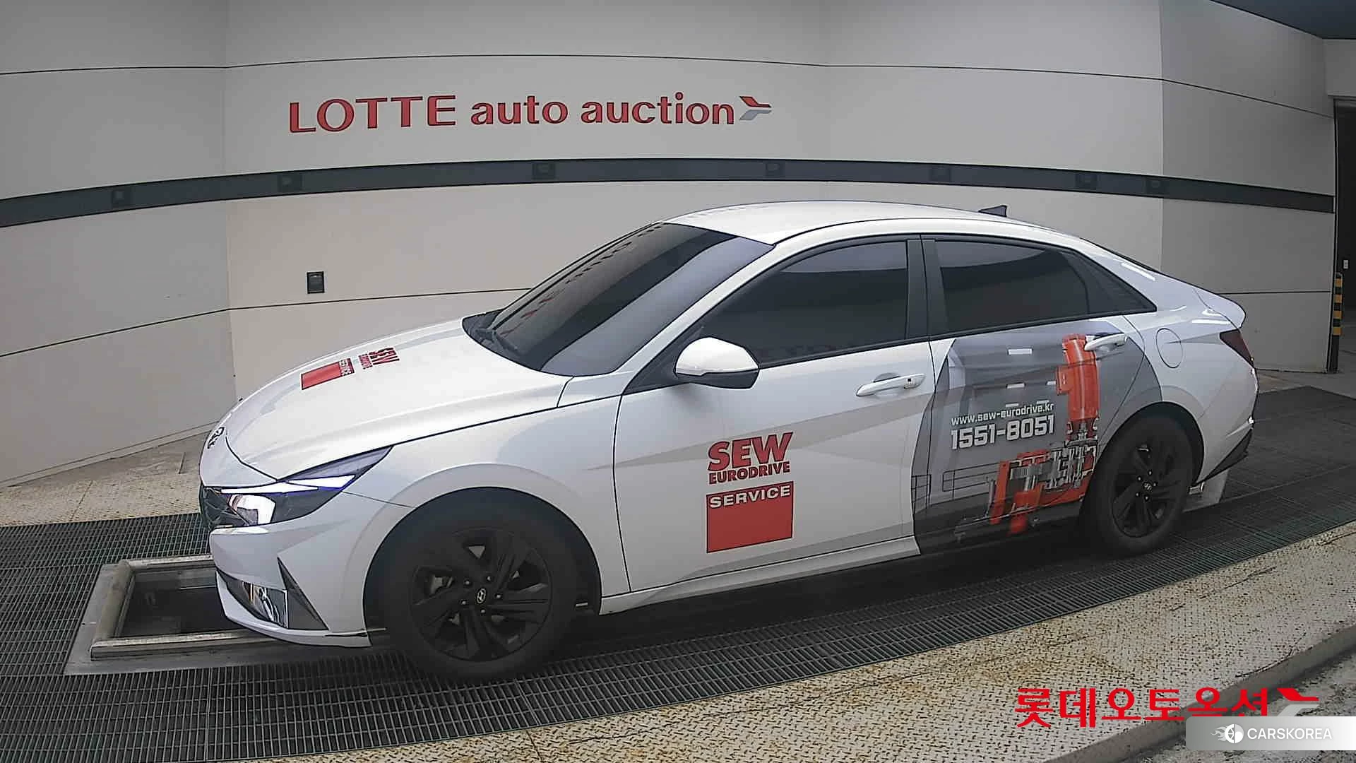 Hyundai Avante Hybrid 2021 Polar White из Кореи, фото 3