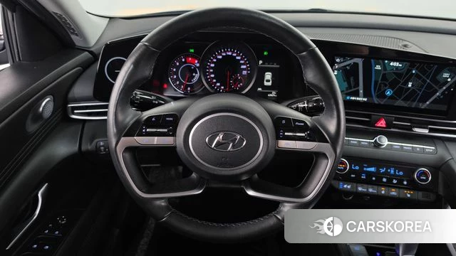 Hyundai Avante (CN7) 2021 Темно-зеленый из Кореи, фото 3