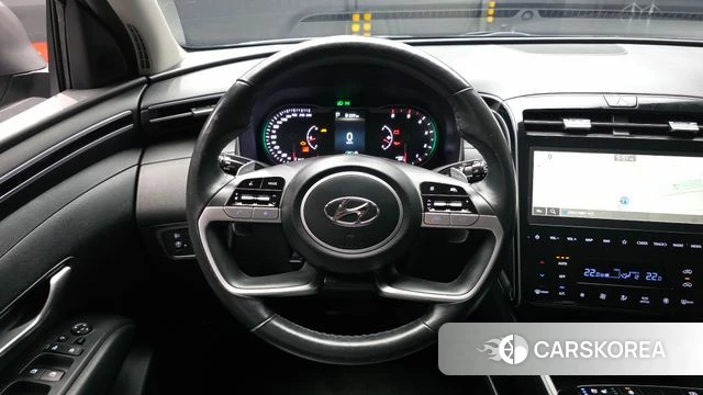 Hyundai Tucson (NX4) 2022 Серебристо-серый из Кореи, фото 3