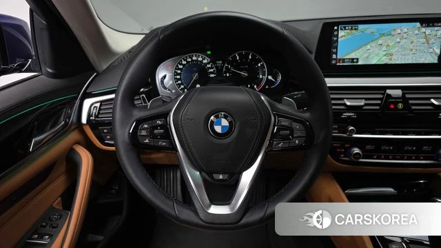 BMW 5 Series (G30) 2018 Синий из Кореи, фото 3
