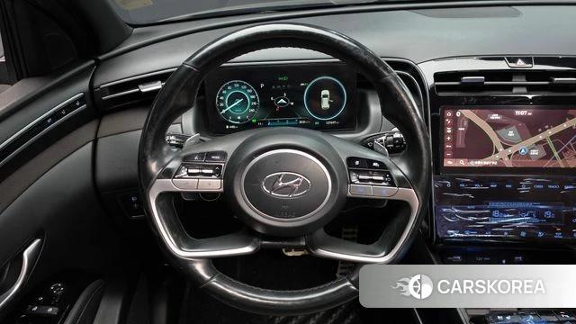 Hyundai Tucson Hybrid (NX4) 2021 Черный из Кореи, фото 3