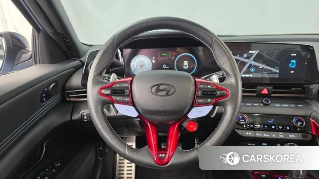 Hyundai The New Avante (CN7) 2023 Небесно-голубой из Кореи, фото 3