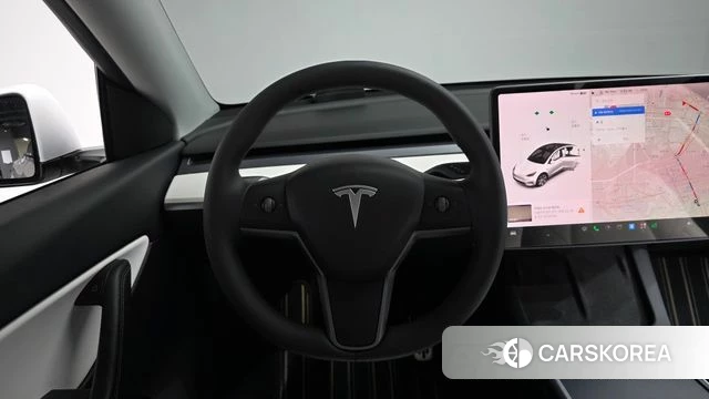 Tesla Model Y 2021 Белый из Кореи, фото 3
