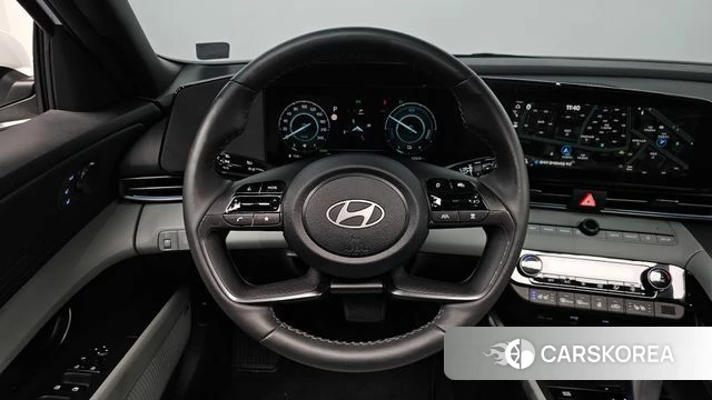 Hyundai The New Avante Hybrid (CN7) 2025 Белый из Кореи, фото 3