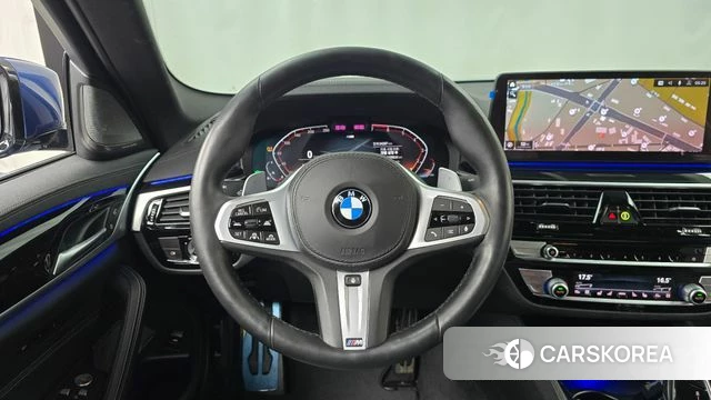 BMW 5 Series (G30) 2021 Синий из Кореи, фото 3