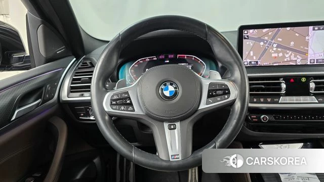 BMW X4 (G02) 2022 Черный из Кореи, фото 3