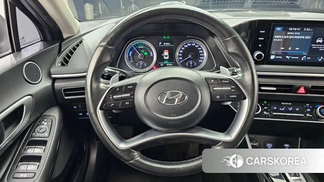 Hyundai Sonata Hybrid (DN8) 2022 Серебристо-серый из Кореи, фото 3