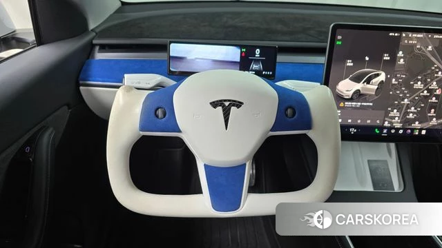 Tesla Model Y 2022 Белый из Кореи, фото 3