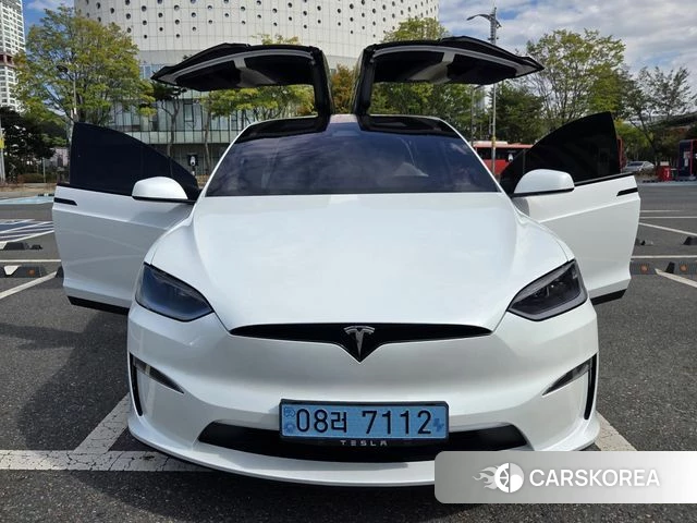 Tesla Model X 2023 Белый из Кореи, фото 3