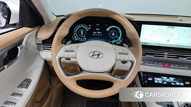 Hyundai The New Grandeur IG Hybrid 2022 Белый из Кореи, фото 3