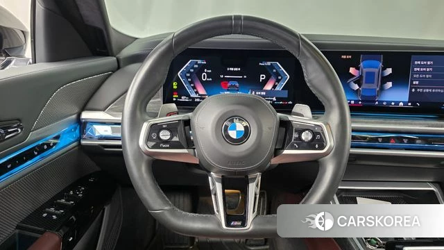 BMW 7 Series (G70) 2023 Черный из Кореи, фото 3