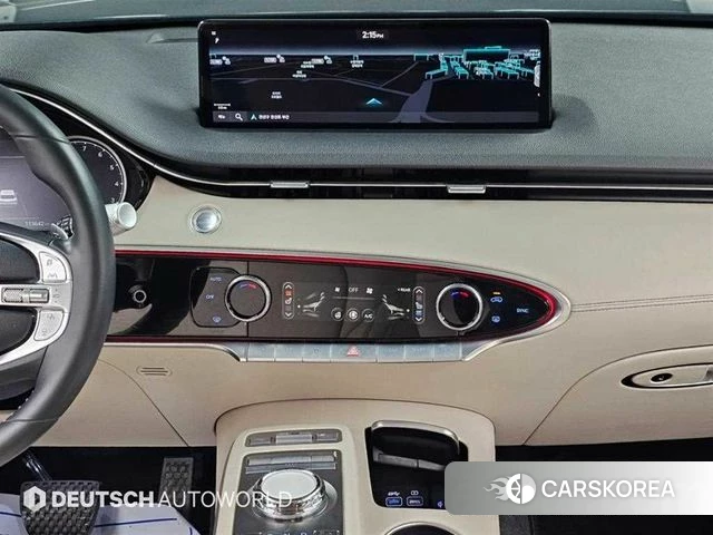 Genesis GV70 2021 Темно-зеленый из Кореи, фото 3