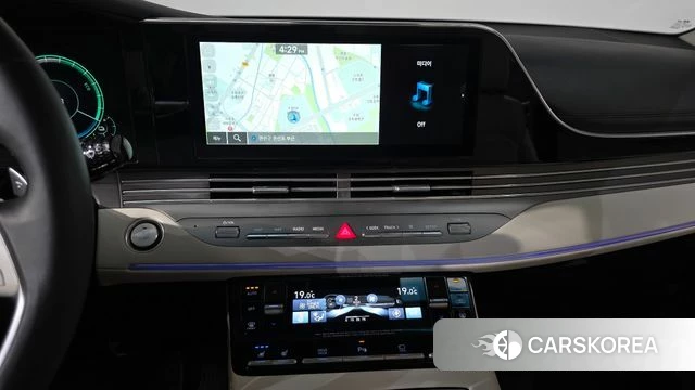 Hyundai The New Grandeur IG Hybrid 2021 Серый из Кореи, фото 3