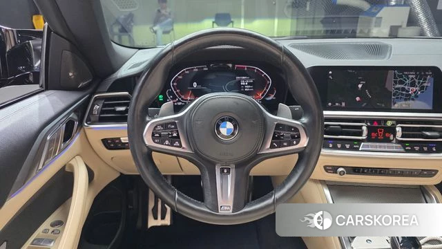 BMW 4 Series (G22) 2021 Черный из Кореи, фото 3