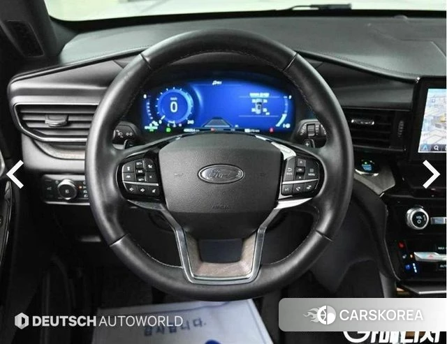 Ford Explorer 6th Generation 2021 Белый из Кореи, фото 3