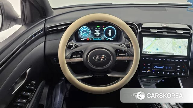 Hyundai Tucson Hybrid (NX4) 2021 Белый из Кореи, фото 3