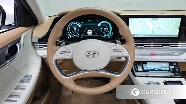 Hyundai The New Grandeur IG Hybrid 2022 Белый из Кореи, фото 3
