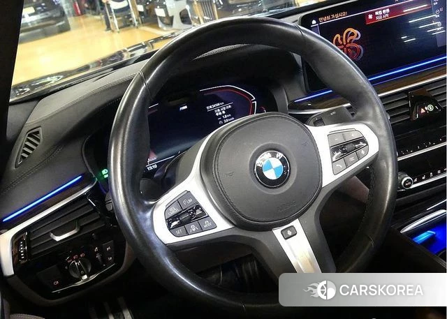 BMW 5 Series (G30) 2022 Синий из Кореи, фото 3
