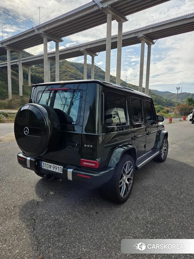 Mercedes-Benz G-Class W463b 2023 Темно-зеленый из Кореи, фото 3