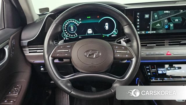 Hyundai The New Grandeur IG Hybrid 2021 Белый из Кореи, фото 3