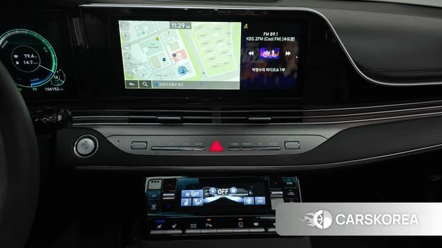Hyundai The New Grandeur IG Hybrid 2022 Черный из Кореи, фото 3
