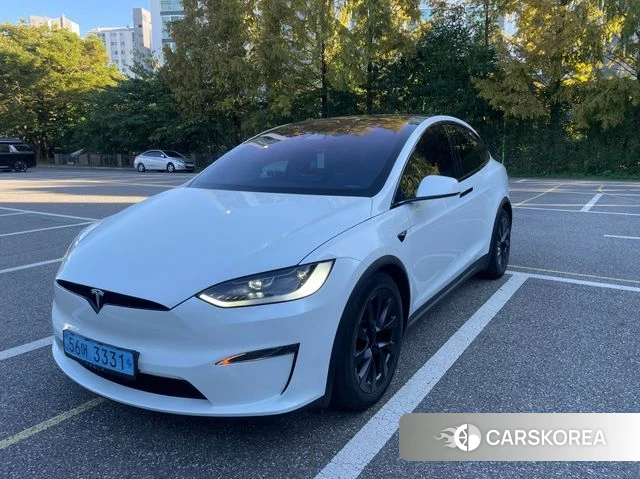 Tesla Model X 2023 Белый из Кореи, фото 3