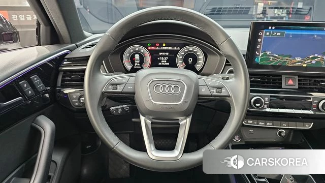 Audi A4 (B9) 2022 Черный из Кореи, фото 4