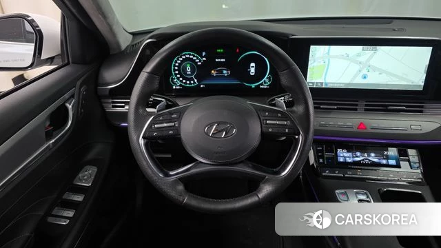 Hyundai The New Grandeur IG Hybrid 2020 Белый из Кореи, фото 4