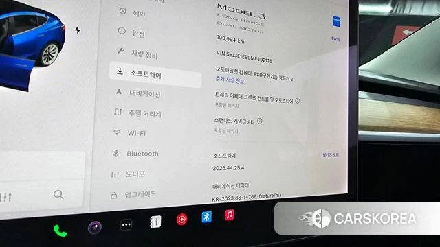 Tesla Model 3 2021 Синий из Кореи, фото 4
