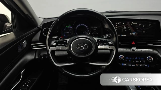 Hyundai Avante Hybrid (CN7) 2022 Черный из Кореи, фото 4