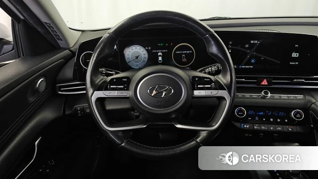 Hyundai Avante Hybrid (CN7) 2021 Белый из Кореи, фото 4