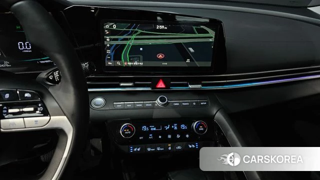 Hyundai The New Avante Hybrid (CN7) 2023 Темно-зеленый из Кореи, фото 4