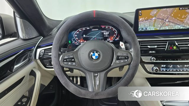 BMW 5 Series (G30) 2021 Черный из Кореи, фото 4