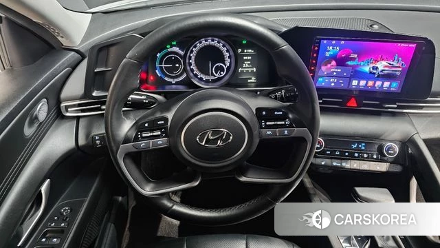 Hyundai Avante Hybrid (CN7) 2023 Белый из Кореи, фото 4