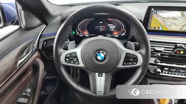 BMW 5 Series (G30) 2021 Синий из Кореи, фото 5