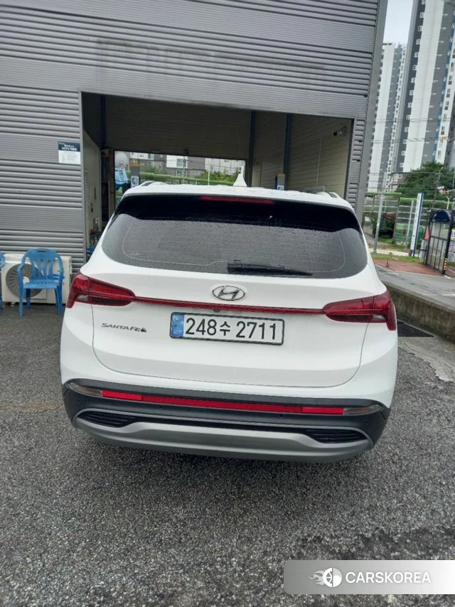 Hyundai The New Santa Fe 2022 Белый из Кореи, фото 4