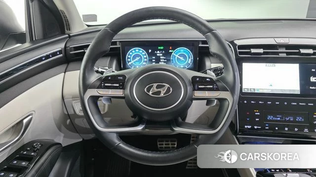 Hyundai Tucson Hybrid (NX4) 2022 Серый из Кореи, фото 4