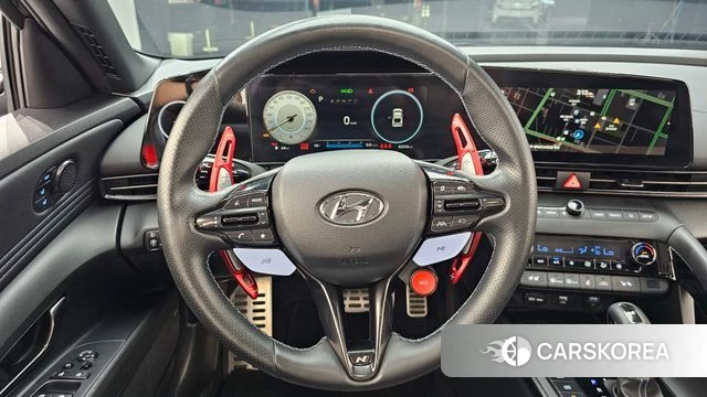 Hyundai Avante (CN7) 2022 Черный из Кореи, фото 4