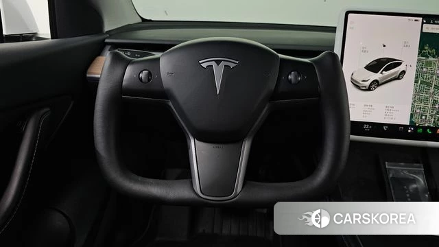 Tesla Model Y 2021 Белый из Кореи, фото 4