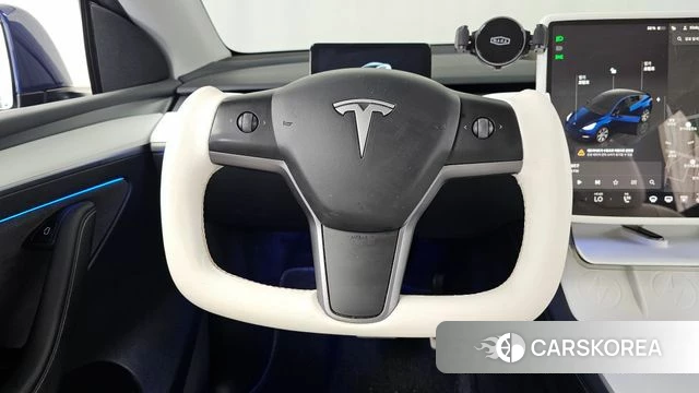 Tesla Model Y 2022 Синий из Кореи, фото 4