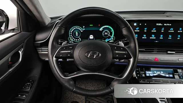 Hyundai The New Grandeur IG Hybrid 2022 Белый из Кореи, фото 4