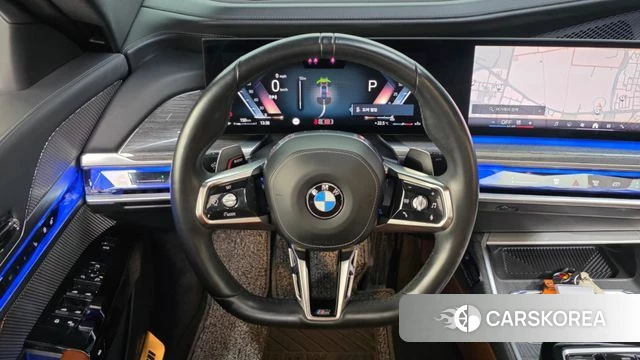 BMW 7 Series (G70) 2024 Черный из Кореи, фото 4