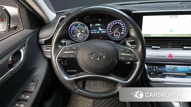 Hyundai The New Grandeur IG Hybrid 2021 Серебристо-серый из Кореи, фото 4