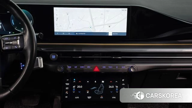 Hyundai Grandeur Hybrid (GN7) 2023 Черный из Кореи, фото 4